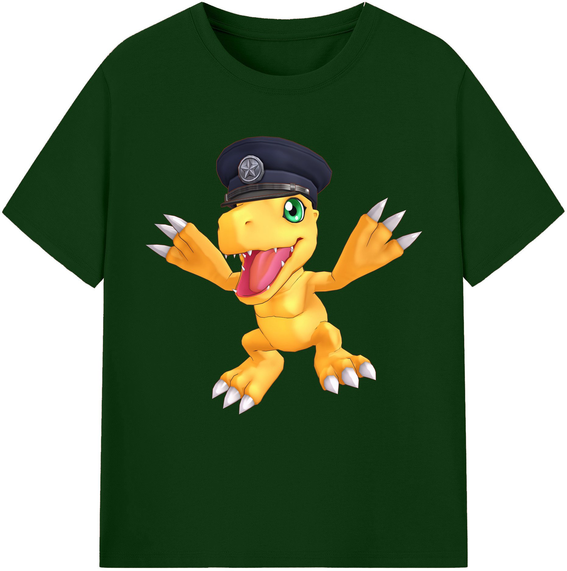 （画像用） Digimon デジタルモンスター/デジモン 綿100％半袖Tシャツ（フロントプリント）